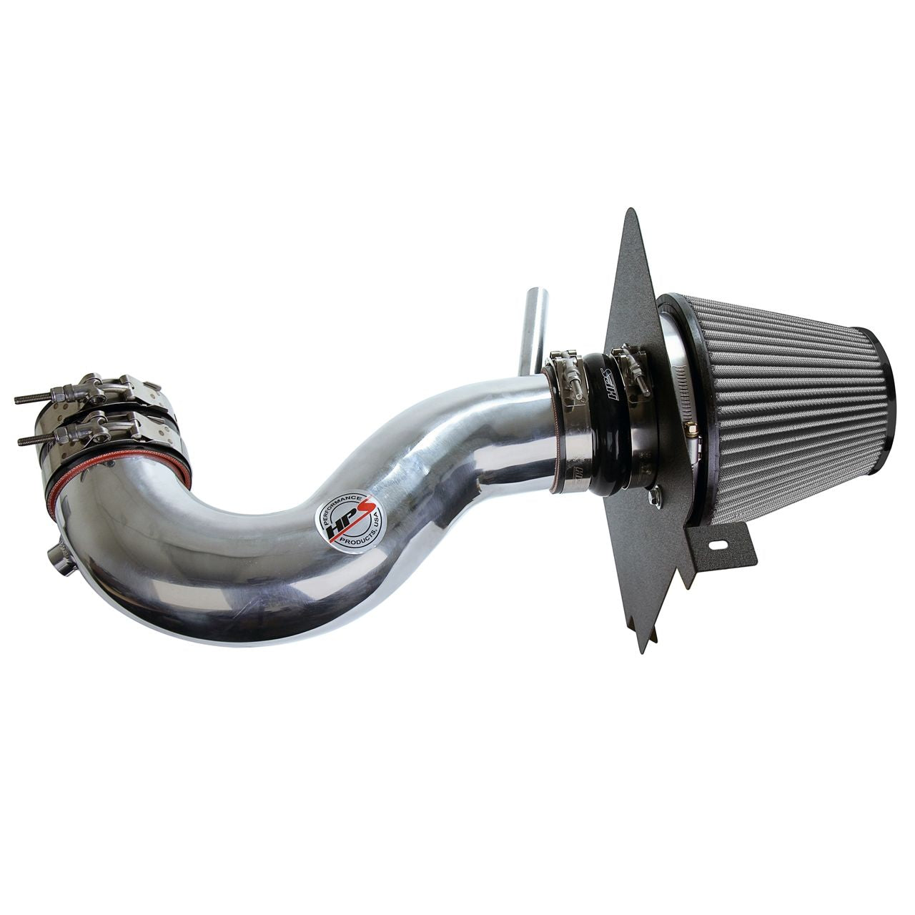 HPS Cold Air Intake Kit 06-10 Dodge Charger 5.7L V8, Includes Heat Shield, Polish