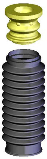 Thumbnail for KYB Shocks & Struts Strut Boots Front & Rear ACURA MDX 2001-06 ACURA RSX 2002-04 ACURA RSX 2005-06 A