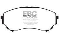 Thumbnail for EBC 08-13 Cadillac CTS 3.6 (315mm Rear Rotors) Greenstuff Front Brake Pads