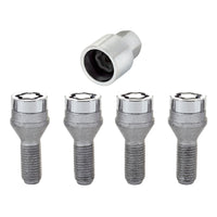 Thumbnail for McGard Wheel Lock Bolt Set - 4pk. (Cone Seat) M12X1.5 / 17mm Hex / 25.5mm Shank Length - Chrome