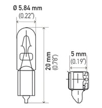 Thumbnail for Hella Bulb 2721 12V 1.2W W2x4.6d T1.5