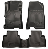 Thumbnail for Husky Liners 10-11 Merceded GLK WeatherBeater Combo Black Floor Liners