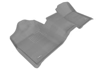 Thumbnail for 3D MAXpider 2007-2013 Chevrolet/GMC Silverado/Sierra Regular Cab Kagu 1st Row Floormat - Gray