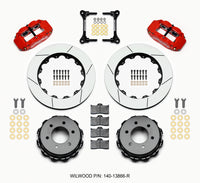 Thumbnail for Wilwood Narrow Superlite 4R RearTruck Kit 14.25in Red 2012-Up Ford F150 (6 lug)