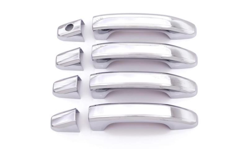 AVS 14-18 Chevy Silverado 1500 Door Handle Covers (4 Door) 8pc Set - Chrome