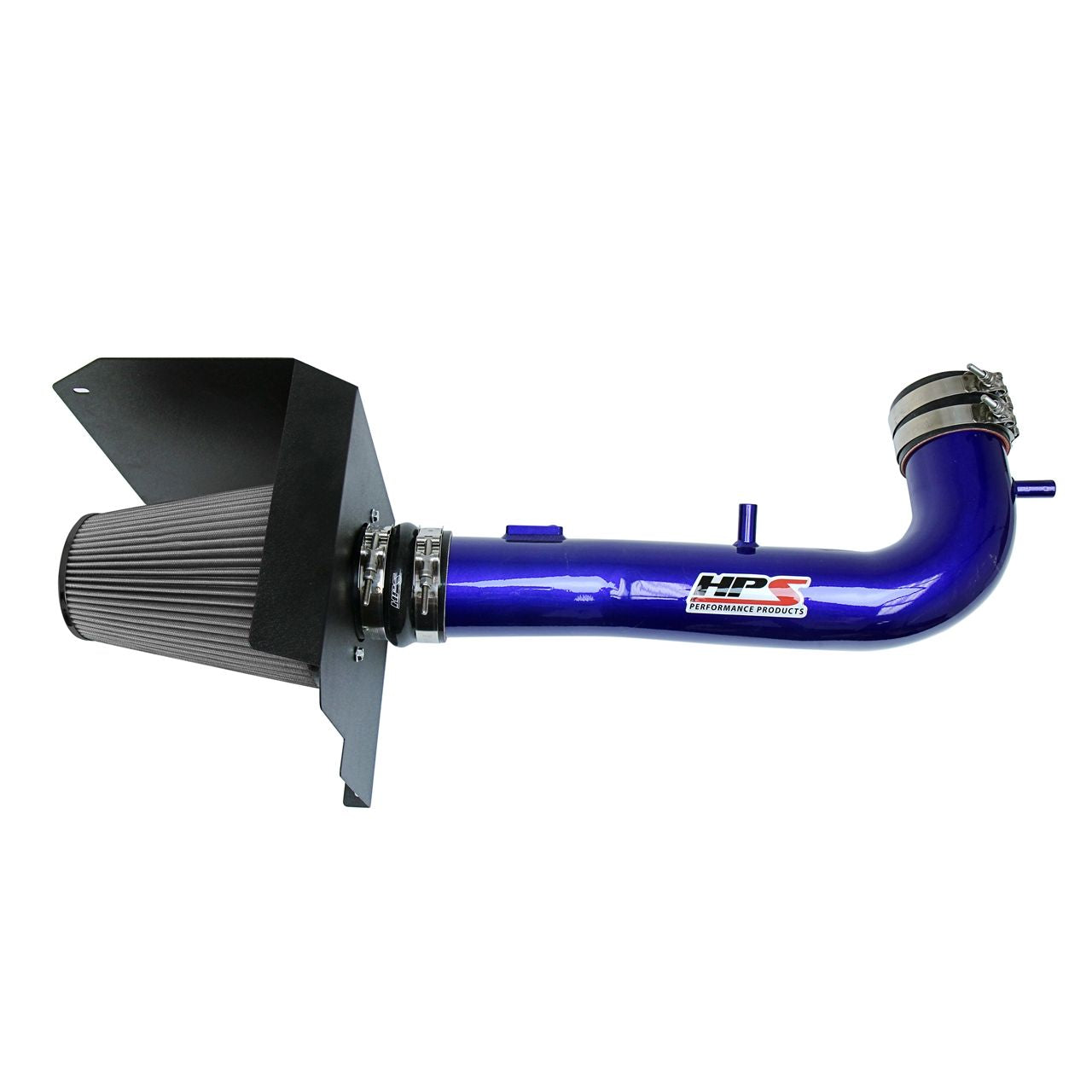 HPS Blue Cold Air Intake Kit with Heat Shield for 14-18 Chevy Suburban 5.3L V8