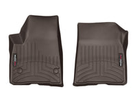 Thumbnail for WeatherTech 2017+ GMC Acadia/Acadia Denali Front FloorLiner - Cocoa