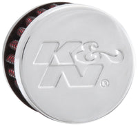 Thumbnail for K&N .315/.431 Flange 1 3/8 inch OD 1.5 inch H Clamp On Crankcase Vent Filter