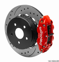 Thumbnail for Wilwood Superlite 4R Rear Brake Kit 14.00 Red 2018-Up Jeep JL SRP w/Lines