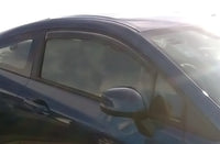 Thumbnail for AVS 12-15 Honda Civic Coupe Ventvisor Outside Mount Window Deflectors 2pc - Smoke