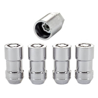 Thumbnail for McGard Wheel Lock Nut Set - 4pk. (Cone Seat) M12X1.75 / 13/16 Hex / 1.815in. Length - Chrome