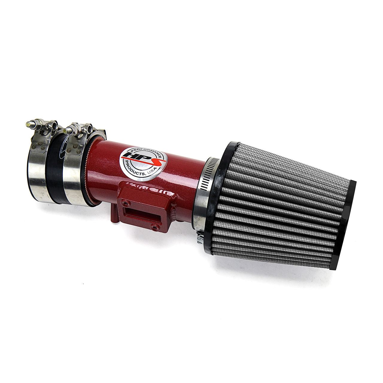 HPS Shortram Air Intake Kit 09-13 Honda Fit 1.5L, Red