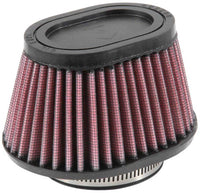 Thumbnail for K&N Filter Universal Rubber Filter 2 7/16 inch Flange 4.5x3.75 inch Base 3.5x2.5 inch Top 2.75 inch