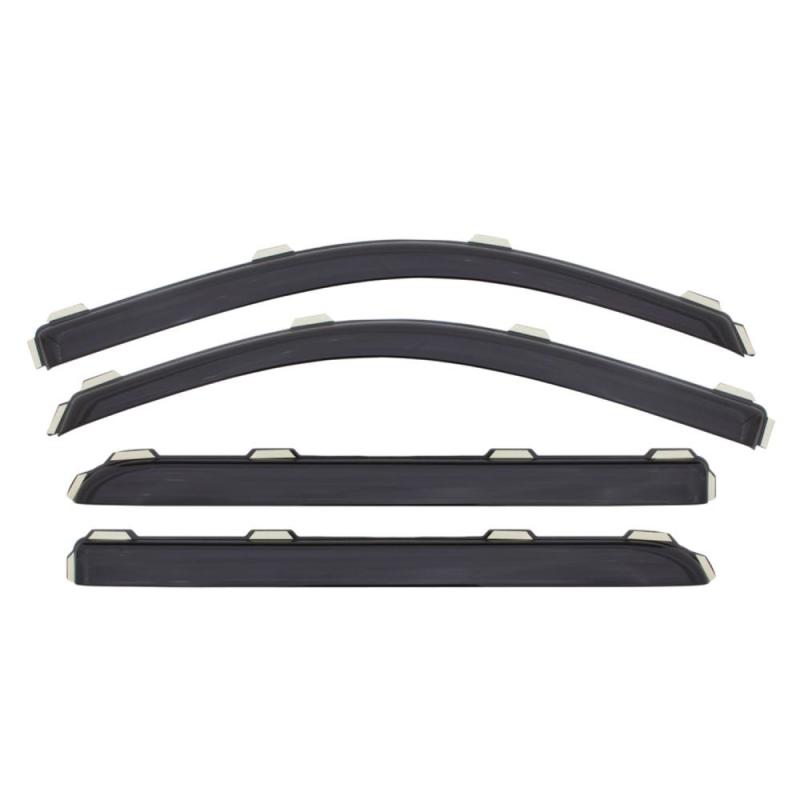 AVS 12-18 Chevy Sonic Hatch (5 Door) Ventvisor Front & Rear Window Deflectors 4pc - Smoke