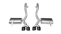 Thumbnail for Corsa 1997-2004 Chevrolet Corvette C5 Z06 5.7L V8 Black Xtreme Axle-Back Exhaust