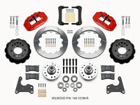 Thumbnail for Wilwood Narrow Superlite 6R Front Hub Kit 12.88in Red 65-72 CDP C Body -Drum