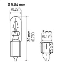 Thumbnail for Hella Bulb 2721 12V 1.2W W2x4.6d T1.5