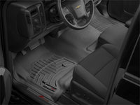 Thumbnail for WeatherTech 14+ Chevrolet Silverado Front FloorLiner - Black