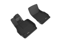 Thumbnail for 3D Maxpider 20-22 Chevrolet Corvette C8 20-22 Kagu Floor Mats - Black R1