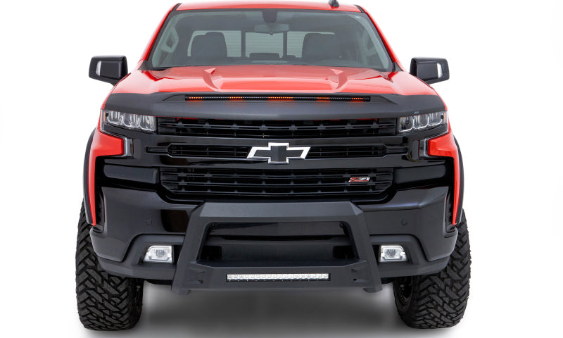 AVS 22-23 Chevrolet Silverado 1500 (Excl. ZR2/LT TB) Low Profile Aeroskin Lightshield Pro - Black