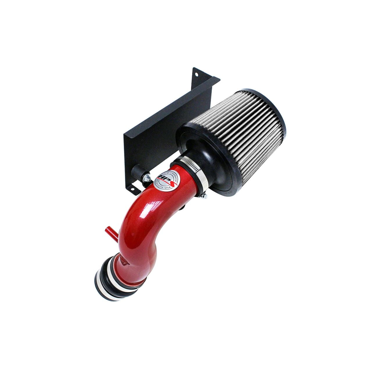 HPS Cold Air Intake Kit 2006 Mini Cooper S 1.6L Supercharged with Manual Trans., Includes Heat Shield, Red