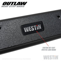 Thumbnail for Westin 09-18 Dodge RAM 1500 Crew Cab Outlaw Nerf Step Bars