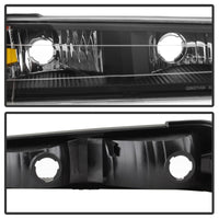 Thumbnail for Xtune Chevy Colorado 04-12 OEM Headlights w/ Bumper Lights Black HD-JH-CCOL04-SET-BK