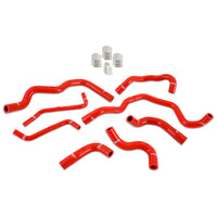 Thumbnail for Mishimoto 2023+ Nissan Z Silicone Ancillary Coolant Hose Kit - Red