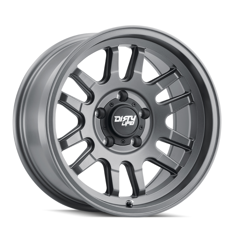 Dirty Life 9310 Canyon 17x9 / 5x139.7 BP / 0mm Offset / 108.1mm Hub Satin Graphite Wheel