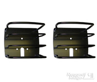 Thumbnail for Rugged Ridge 76-06 Jeep CJ / Jeep Wrangler Black Euro Tail Light Guards