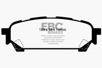 Thumbnail for EBC 04-06 Saab 9-2X 2.0 Turbo Greenstuff Rear Brake Pads