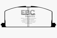 Thumbnail for EBC 85-88 Chevrolet Nova 1.6 Greenstuff Front Brake Pads