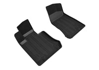 Thumbnail for 3D MAXpider 16-21 Mercedes-Benz GLC-Class (X205) Elegant Hybrid 1st Row Floormat - Black