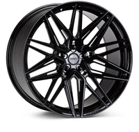 Thumbnail for Vossen HF-7 22x10.5 / 5x112 / ET35 / Deep Face / 66.5 - Gloss Black Wheel