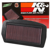 Thumbnail for K&N 04-09 Yamaha FZ6 600 / 04-07 FZ6 Fazer 600 / 07-08 FZ6 Fazer S2 600 Replacement Air Filter