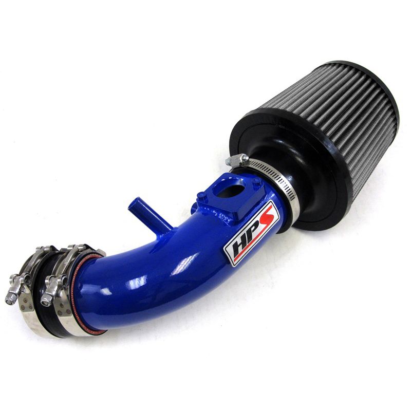 HPS Shortram Air Intake Kit 07-13 Mazda Mazdaspeed 3 2.3L Turbo, Blue