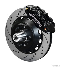 Thumbnail for Wilwood Narrow Superlite 6R Front Big Brake Kit 14.00in SRP Drilled and Slotted Rotor - Black