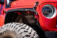 Thumbnail for DV8 Offroad 2018+ Jeep Wrangler JL Front Inner Fenders - Black