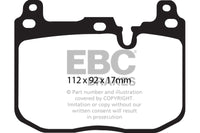 Thumbnail for EBC 14+ BMW 228 Coupe 2.0 Turbo Brembo calipers Greenstuff Front Brake Pads