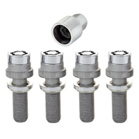 Thumbnail for McGard Wheel Lock Bolt Set - 4pk. (Radius Seat) M14X1.5 / 19mm Hex / 35.4mm Shank Length - Chrome