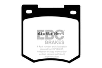 Thumbnail for EBC 67-70 Ford Cortina 1.6 Greenstuff Front Brake Pads