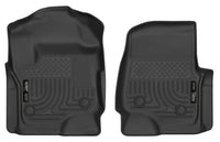 Thumbnail for Husky Liners 2017 Ford F250 Crew Cab Vinyl X-Act Contour Black Floor Liners