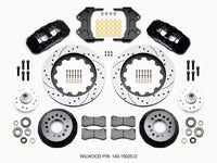 Thumbnail for Wilwood AERO6 Front Hub Kit 15.00 Drilled WWE ProSpindle