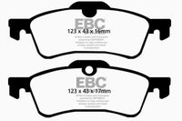 Thumbnail for EBC 02-03 Mini Hardtop 1.6 Greenstuff Rear Brake Pads