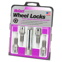 Thumbnail for McGard Wheel Lock Bolt Set - 4pk. (Tuner / Cone Seat) M14X1.5 / 17mm Hex / 24.0mm Shank L. - Chrome