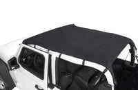 Thumbnail for Rugged Ridge Savannah Brief Top Diamond Black 10-18 Jeep Wrangler JL 2-Door