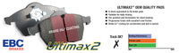 Thumbnail for EBC 95-97 Chrysler Cirrus 2.4 (14in Wheels) Ultimax2 Front Brake Pads