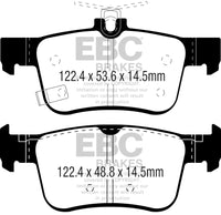 Thumbnail for EBC 2016+ Honda Civic Coupe 1.5L Turbo Greenstuff Rear Brake Pads