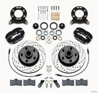 Thumbnail for Wilwood Forged Dynalite-M Front Kit 11.30in 1 PC Rotor&Hub-Drill 70-73 Mustang Disc & Drum Spindle