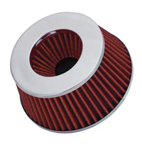 Thumbnail for Spectre Adjustable Conical Air Filter 2-1/2in. Tall (Fits 3in. / 3-1/2in. / 4in. Tubes) - Red